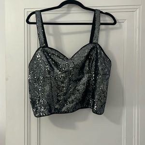 NY&Co Sparkly Corset Top